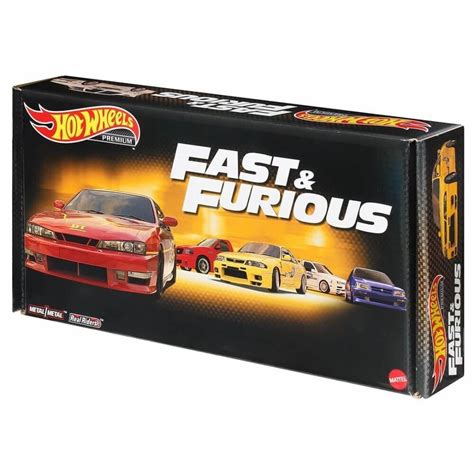 Hot Wheels Fast Furious HKF Premium Bundle Mini Cars Set Mattel