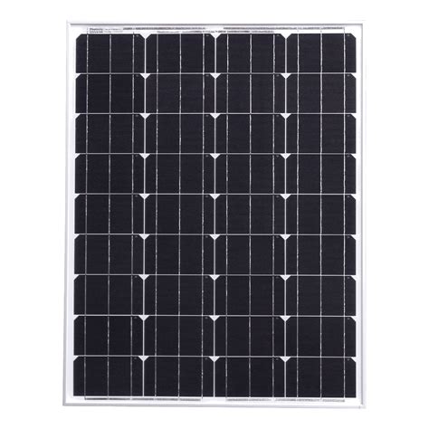 W V Solar Panel With M Cable For Caravans Boats Motorhomes