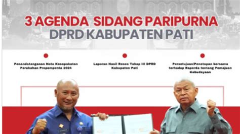 Dprd Kabupaten Pati Gelar Rapat Paripurna Tentukan Rencana Perubahan Agenda Pada Tahun Ini