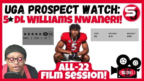 Uga Prospect Watch Film Session Star Dl Williams Nwaneri