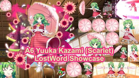 Touhou Lostword Jp A Yuuka Kazami Scarlet Showcase Youtube