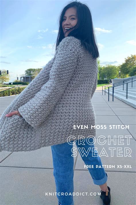 Even Moss Stitch Crochet Stitch Tutorial Knitcroaddict