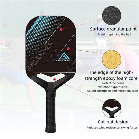 Custom Logo Usapa Approved Thermoformed Edgeless Pickball Pickle Ball