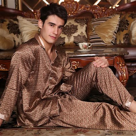 Aliexpress Buy New Luxury Pajamas Men Paisley Pattern Sleepwear