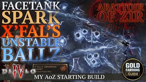 Diablo Spark Unstable Ball Lightning Sorceress Build Guide Abattoir