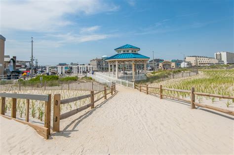 gazebo on beach in sea isle city nj