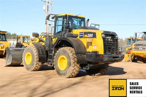 2019 KOMATSU WA380-8 WHEEL LOADER-SOLD - Pacific Coast Iron - Used ...