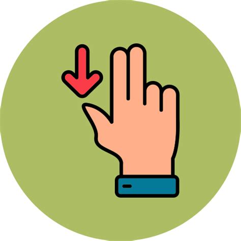 Two Fingers Generic Color Lineal Color Icon