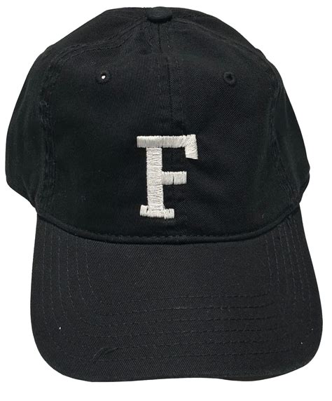 Letter F Hat F Quality Embroidered Adjustable Cap Alphabet Nanohawk