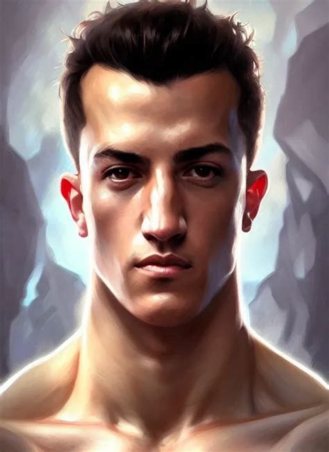 Portrait Of Aggressive Lucas Vazquez D D Muscular Stable