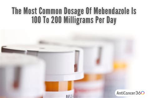 Mebendazole: Can It Help Fight Cancer?