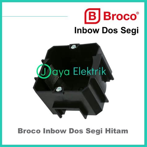 Jual Inbow Dos Broco Segi Hitam Ib Dus Doos Tanam Dudukan Stop Kontak