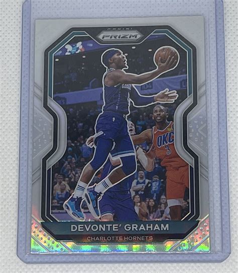 Devonte Graham 2020 21 Panini Prizm 73 Silver Prizm Charlotte Hornets