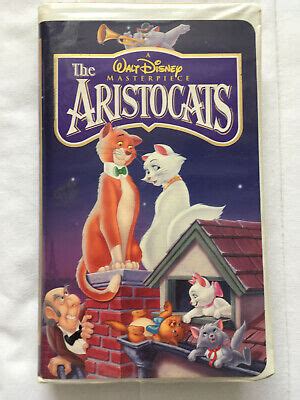 VHS Walt Disney Masterpiece Collection The Aristocats 2529 1995 EBay