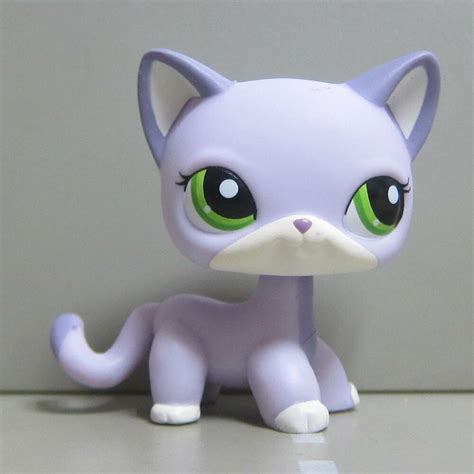 Hasbro Littlest Pet Shop Collection LPS Figure Light Purple Shorthair ...