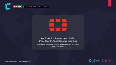 Fortios Fortiproxy Heap Buffer Underflow Vulnerability Cve
