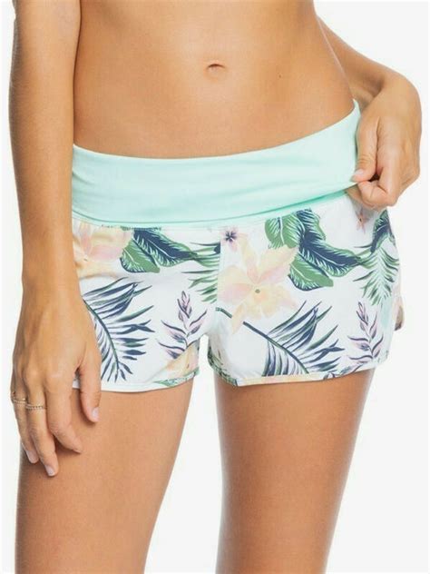 Roxy Bikini Shorts Ψηλόμεσο Mock Orange Hawaiian Heat ERJBS03230 NGZ4