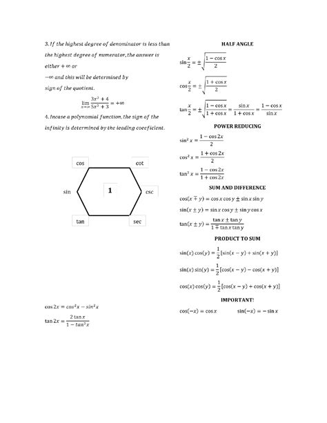 Solution Derivative Formulas Calculus Studypool