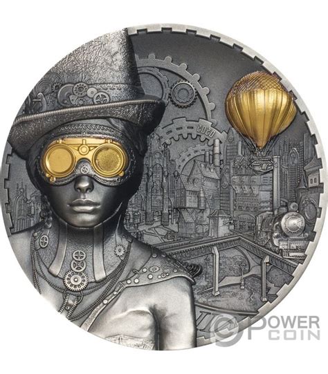 STEAMPUNK 3 Oz Silver Coin 20 Cook Islands 2020