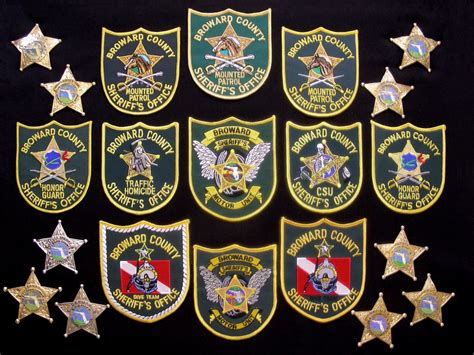 Broward Sheriff's Office (BSO) Badge And Patch Collection