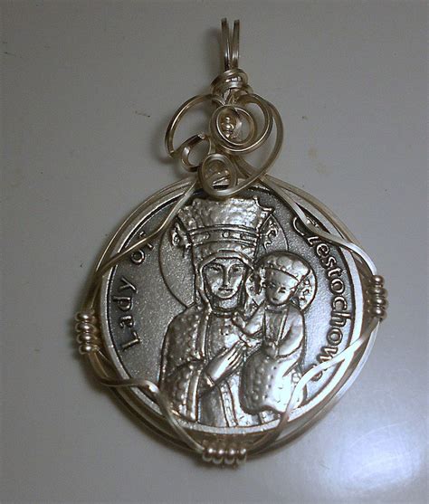 Poland Our Lady of Czestochowa Medal Pendant