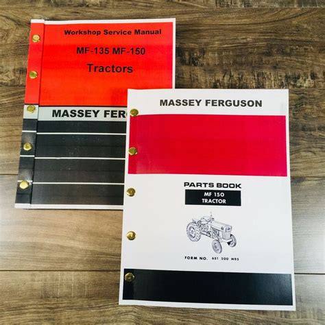 Massey Ferguson 150 Tractor Service Parts Manual Repair Shop Catalog