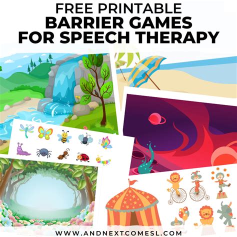 The Ultimate Guide To Barrier Games For Speech Therapy {plus Tons Of Free Printable Games