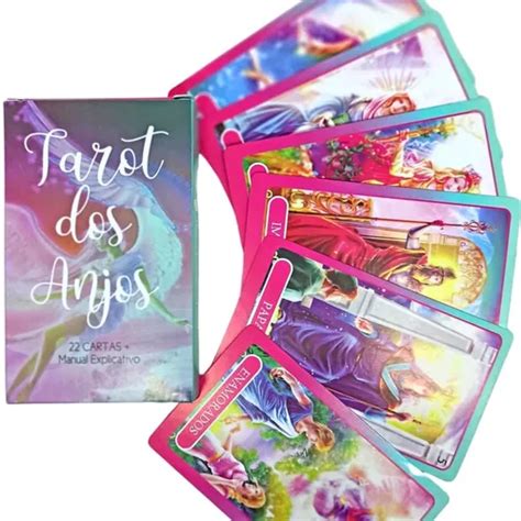 O Novo Tarot Dos Anjos Deck 22 Cartas Baralho Taro Marselha