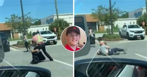 Mykel Gordon Hero Chick Fil A Employee Wrestles Man Who Tried To