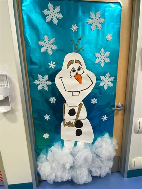 Olaf Door Decoration Classroom Christmas Decorations Christmas