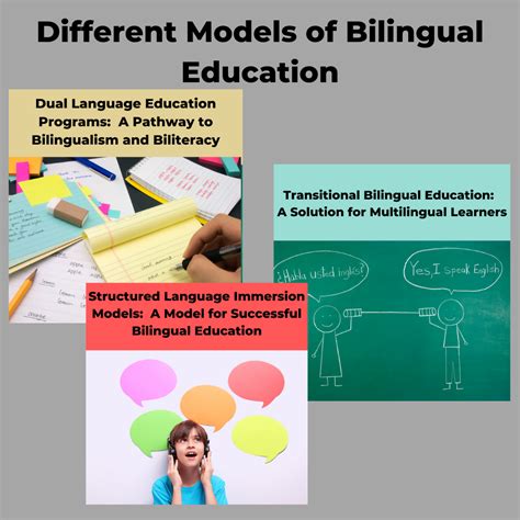 Different Models Of Bilingual Education