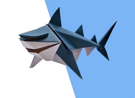 Premium Psd Paper Shark Made With Origami Technique