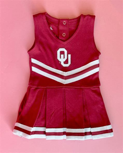 Crimson OU Cheerleader Dress – Tulips Home and Gift