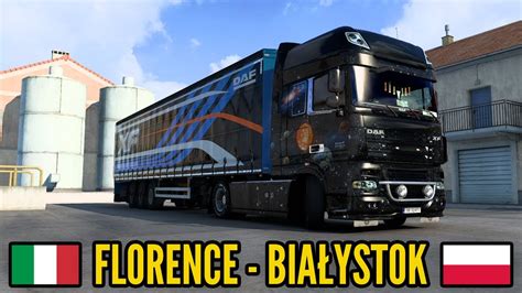 Euro Truck Simulator Florence Bia Ystok Timelapse Youtube