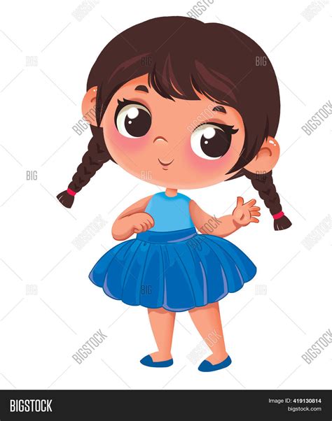 Little Cute Baby Girl Image And Photo Free Trial Bigstock Clip Art