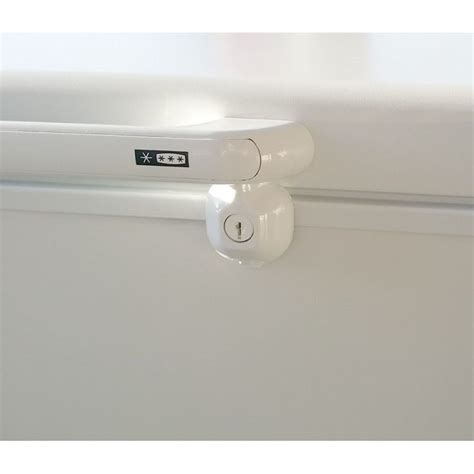 A Close Up Of A Door Handle On A White Refrigerator