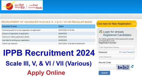 IPPB Various Post Recruitment 2024 आईपपब सकल III V और VI ऑनलइन