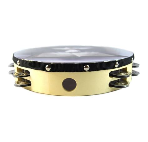 10 Pack 10 Bible Tambourine Double Row Jingle Percussion Instrument