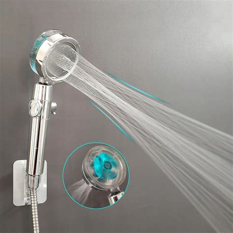 High Pressure Water Saving Flow 360 Degrees Rotating Fan Hand