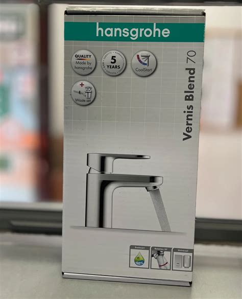 BATERIA UMYWALKOWA STOJĄCA HANSGROHE VERNIS BLEND CHROM Baterie