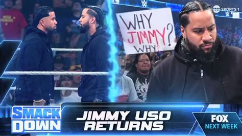 Wwe Smackdown Sept 1 Tag Team Bout And Jimmy Uso Segment Set