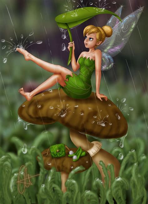 Tinkerbell In Summer Rain By Besthexe Tinkerbell Pictures Fairy