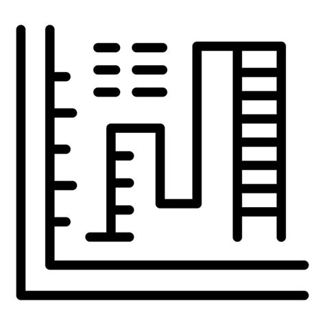 Vector De Contorno De Icono De Datos De An Lisis Gr Fico De