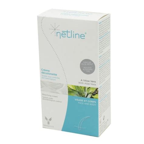 Netline Crème Décolorante Visage Et Corps 20ml Décoloration Des