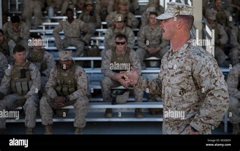 U S Marine Corps St Lt Stephen Abernathy A Platoon Commander With