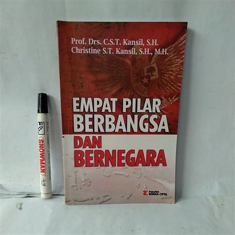 Jual Buku Empat Pilar Berbangsa Dan Bernegara Cst Kansil Shopee Indonesia