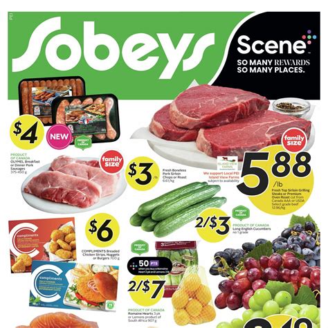 Sobeys Weekly Flyer Weekly Savings Pe Aug Redflagdeals