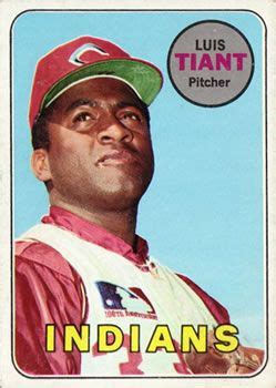 The Trading Card Database 1969 Topps 560 Luis Tiant Cleveland