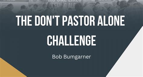 The Don’t Pastor Alone Challenge First Coast Churches