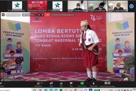 Pelangi Sabet Juara Pertama Lomba Bertutur SD MI Nasional 2021